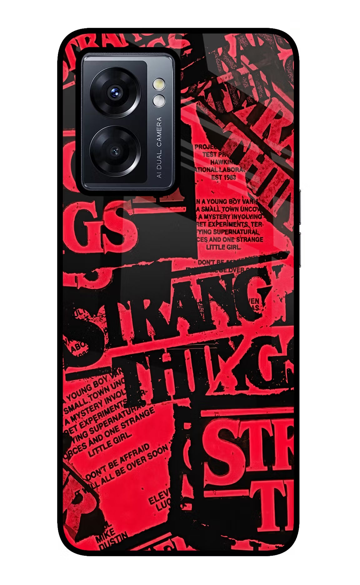 Ordinary Things Oppo K10 5G Glass Case Back Cover by Casekaro