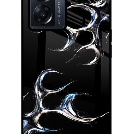 Chrome Tribal Oppo K10 5G Glass Case Back Cover by Casekaro