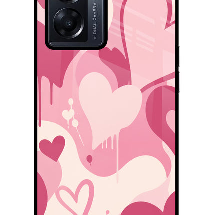 Hearty case Oppo K10 5G Glass Case Back Cover by Casekaro