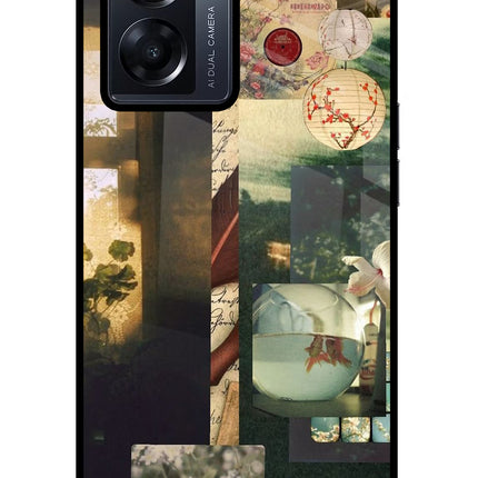 Summer Oppo K10 5G Glass Case Back Cover by Casekaro