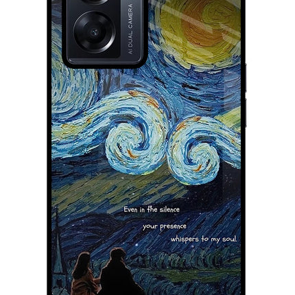 Softcore Oppo K10 5G Glass Case Back Cover by Casekaro