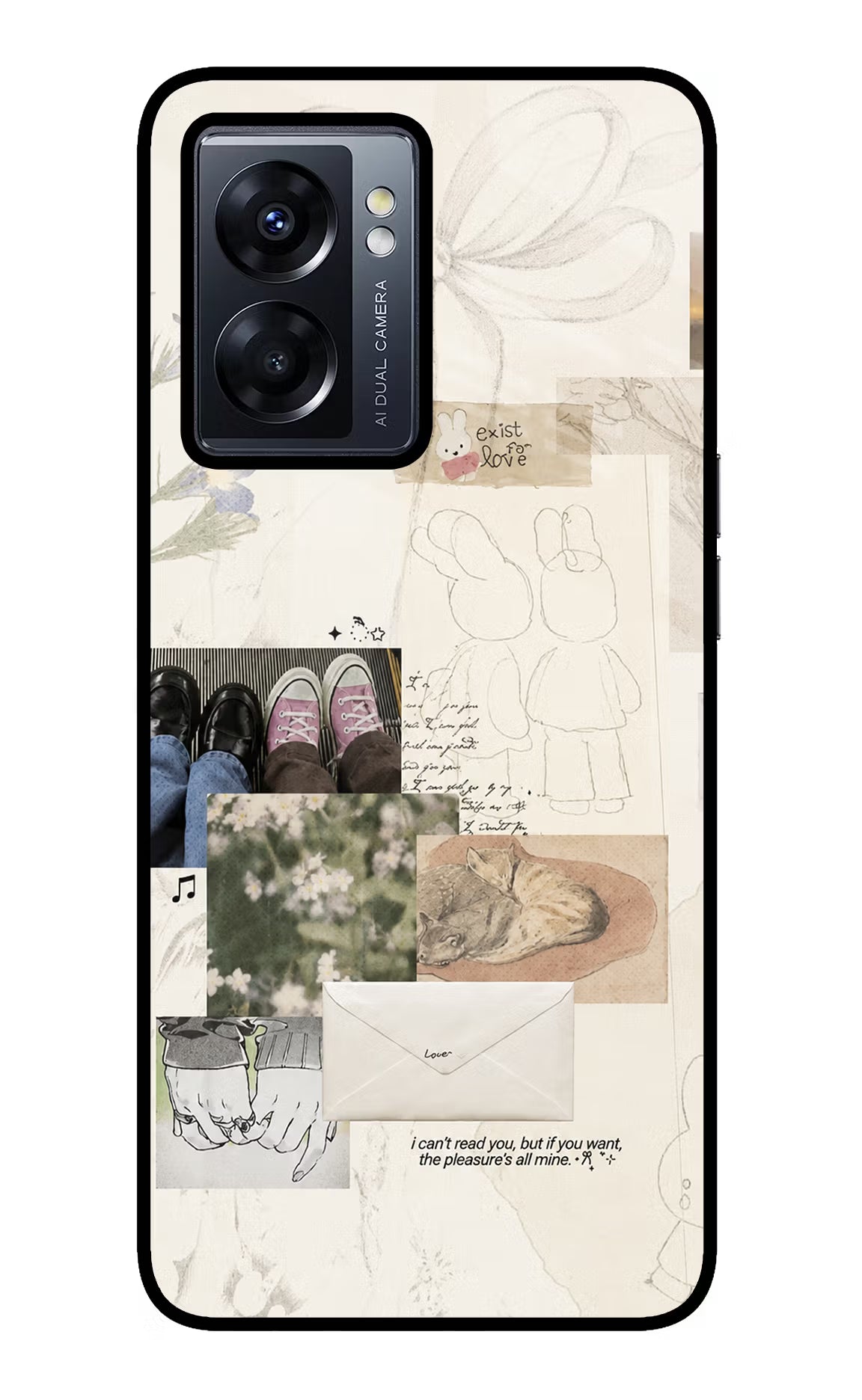 Soft Aesthetic Oppo K10 5G Glass Case