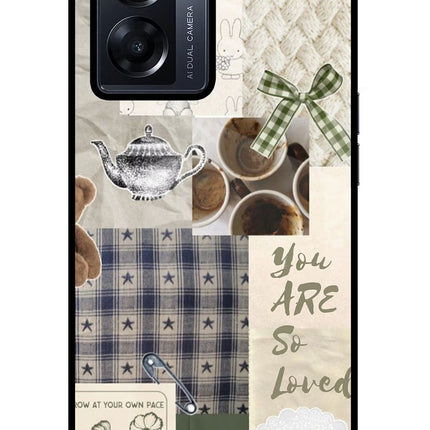 Cookie Oppo K10 5G Glass Case Back Cover by Casekaro