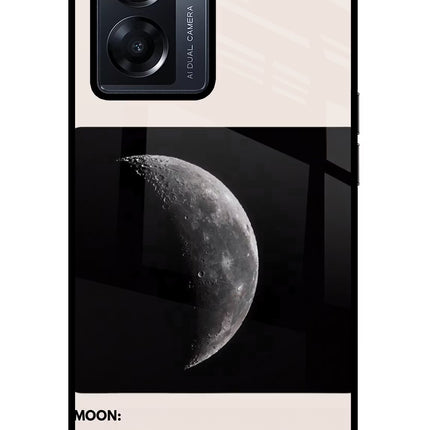 Moon Phase Oppo K10 5G Glass Case Back Cover by Casekaro