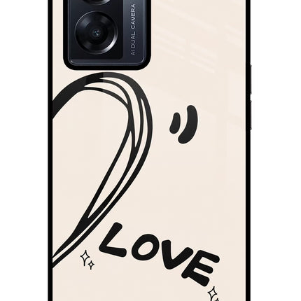 Soul Line Oppo K10 5G Glass Case Back Cover by Casekaro