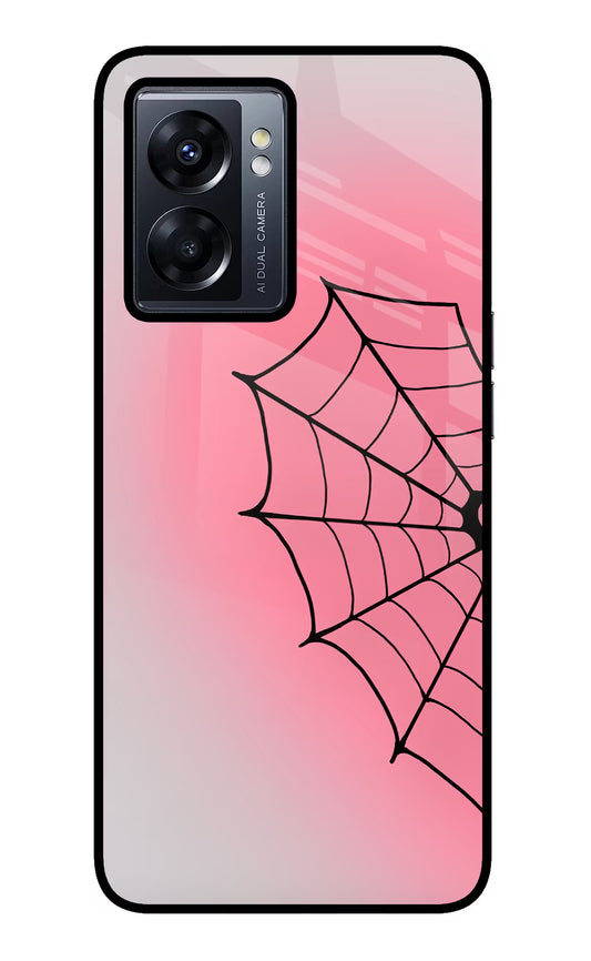 Pink Web Oppo K10 5G Glass Case