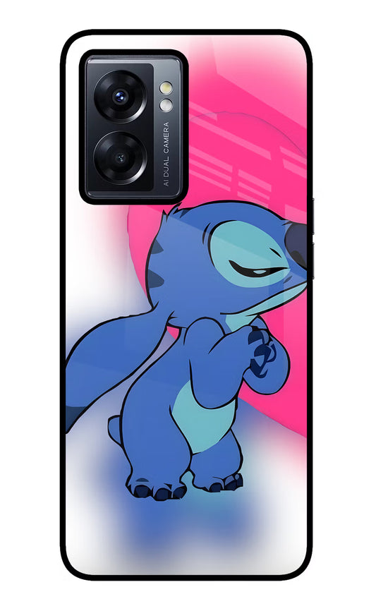 Stitch Hug Oppo K10 5G Glass Case
