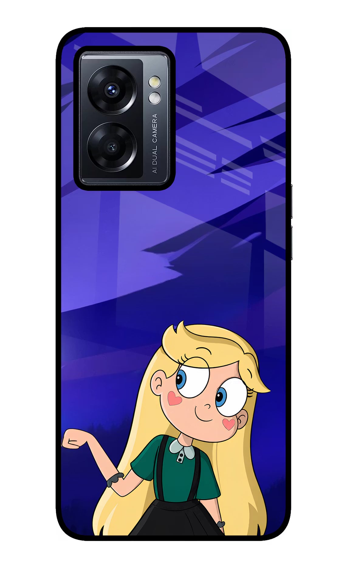 Star Glow Oppo K10 5G Glass Case