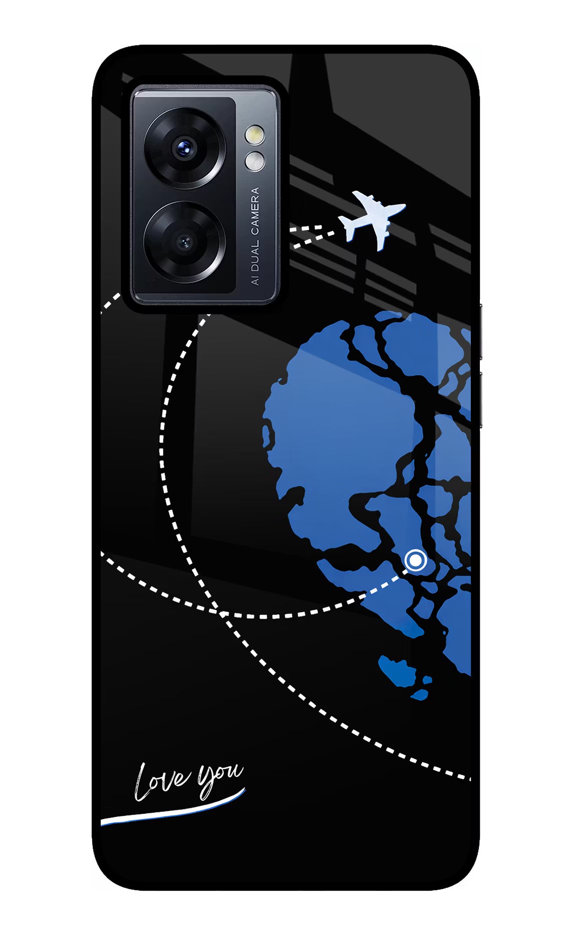 Love Orbit Oppo K10 5G Glass Case