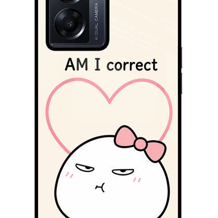 Always Right Oppo K10 5G Glass Case Back Cover by Casekaro