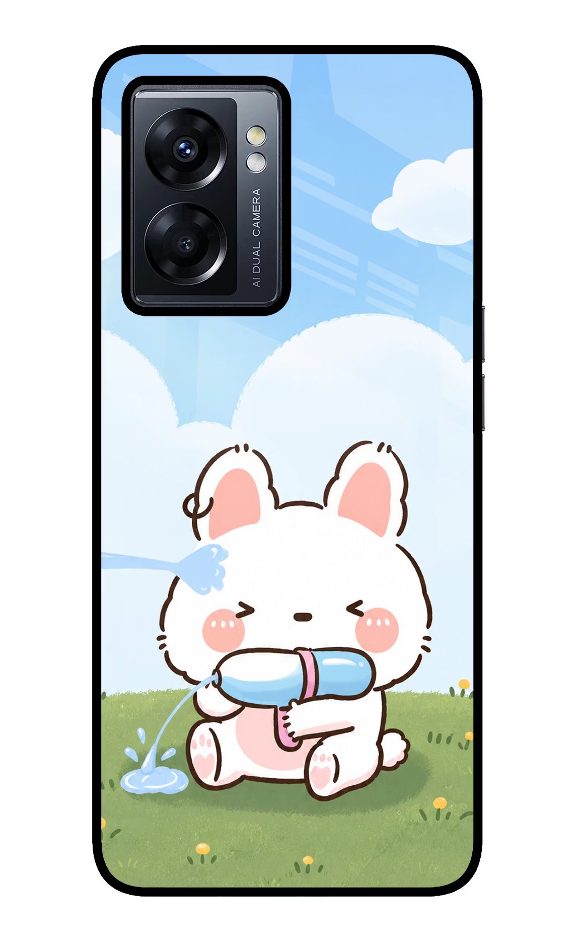 Bunny Treat Oppo K10 5G Glass Case
