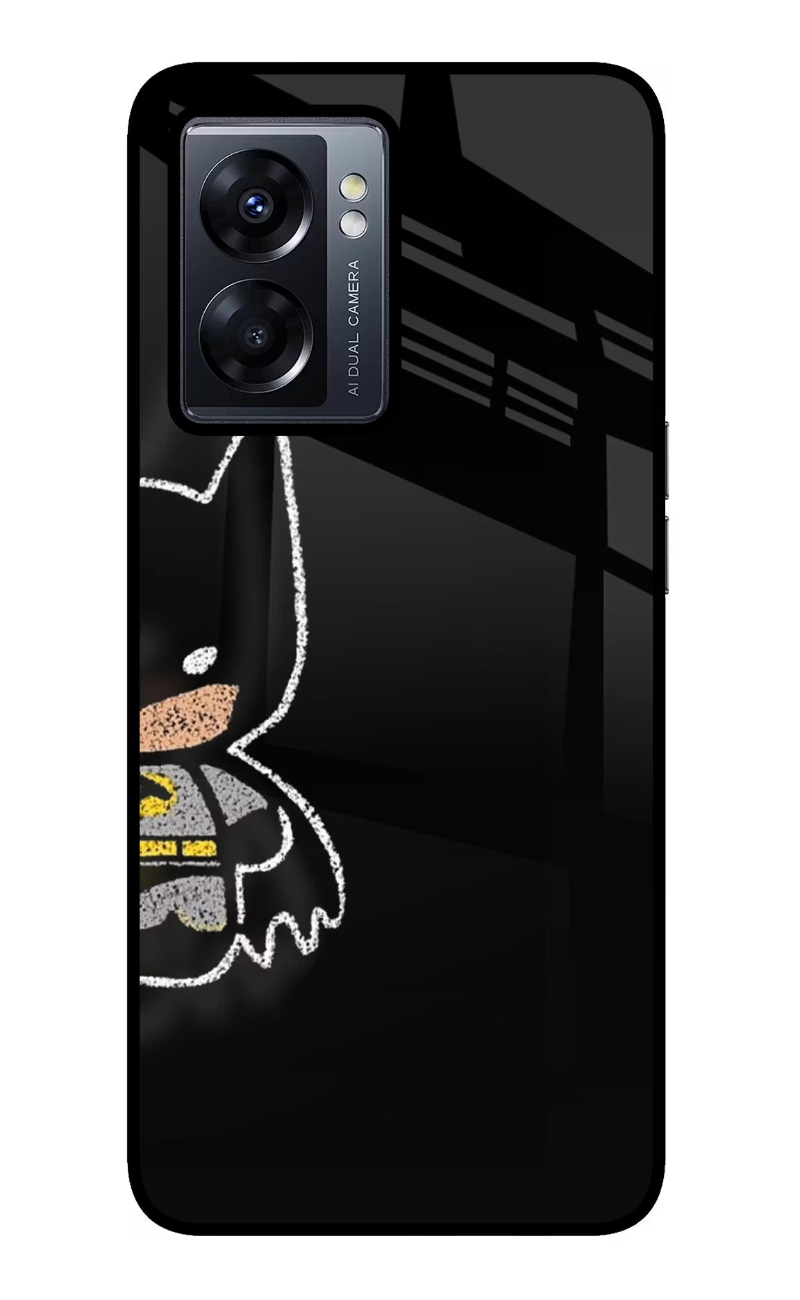 Bat Kitty Oppo K10 5G Glass Case