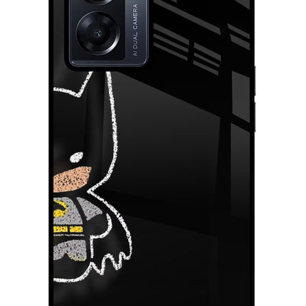 Bat Kitty Oppo K10 5G Glass Case Back Cover by Casekaro
