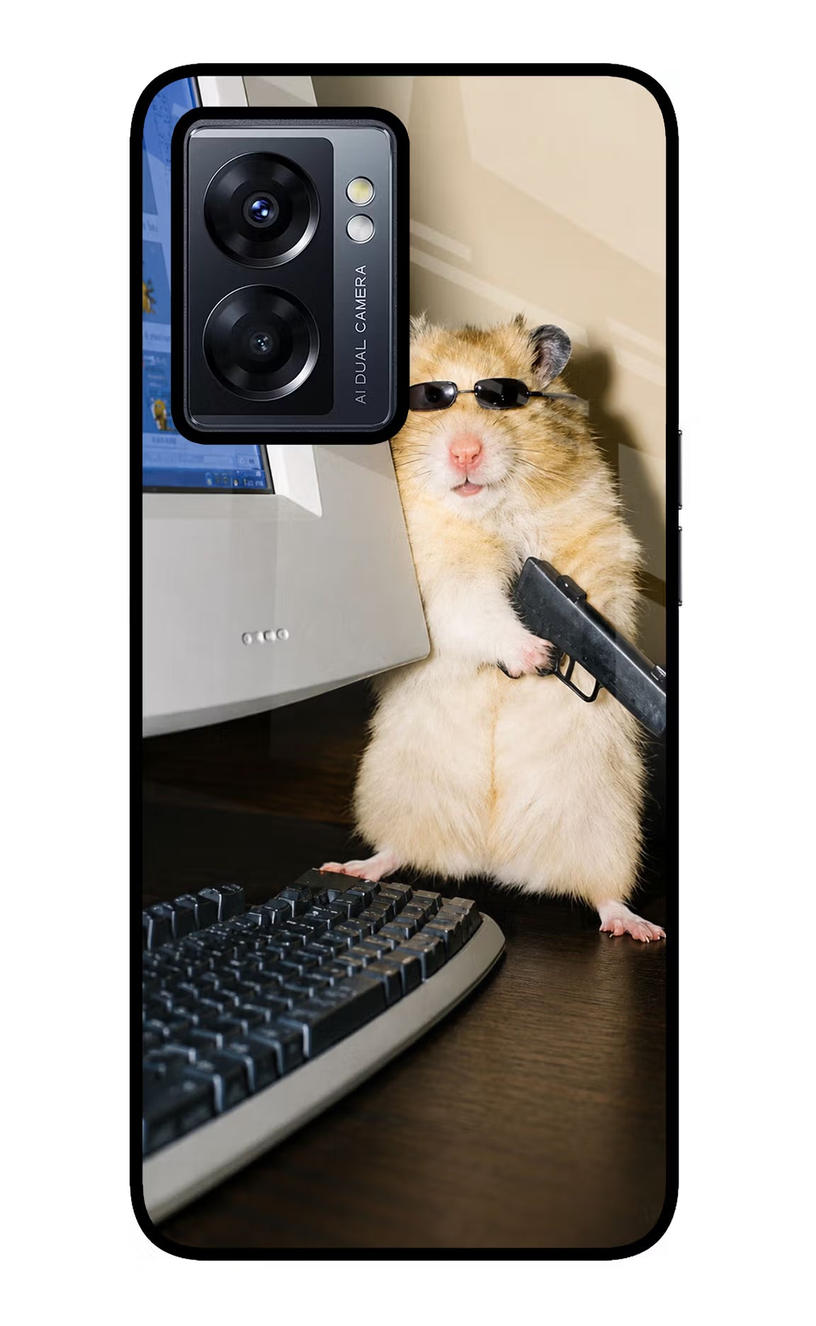 Hacker Hamster Oppo K10 5G Glass Case