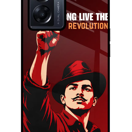 Bhagat Singh Revolution Oppo K10 5G Glass Case