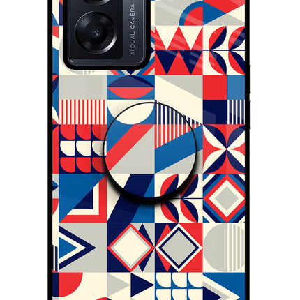 Colorful Pattern Oppo K10 5G Pop Case by Casekaro