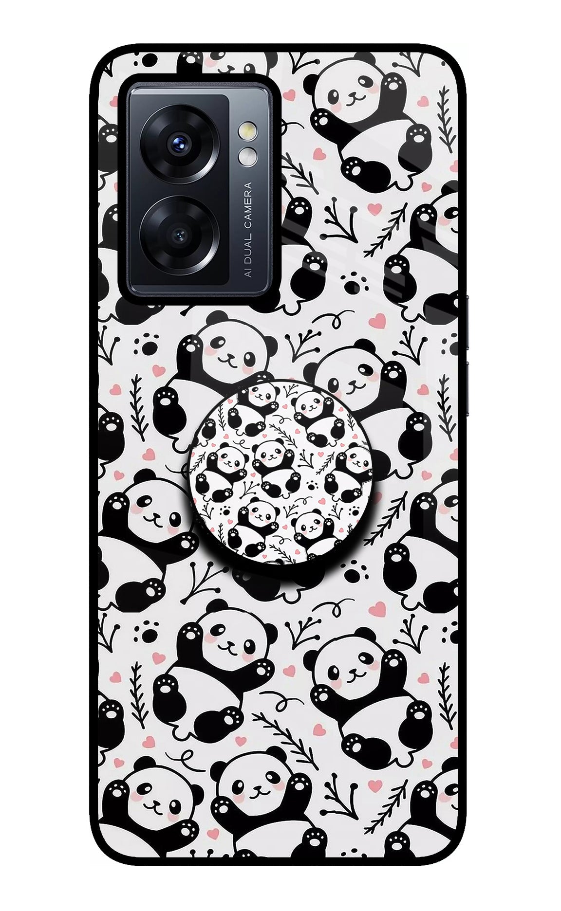 Cute Panda Oppo K10 5G Pop Case