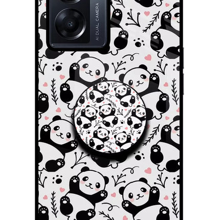 Cute Panda Oppo K10 5G Pop Case by Casekaro
