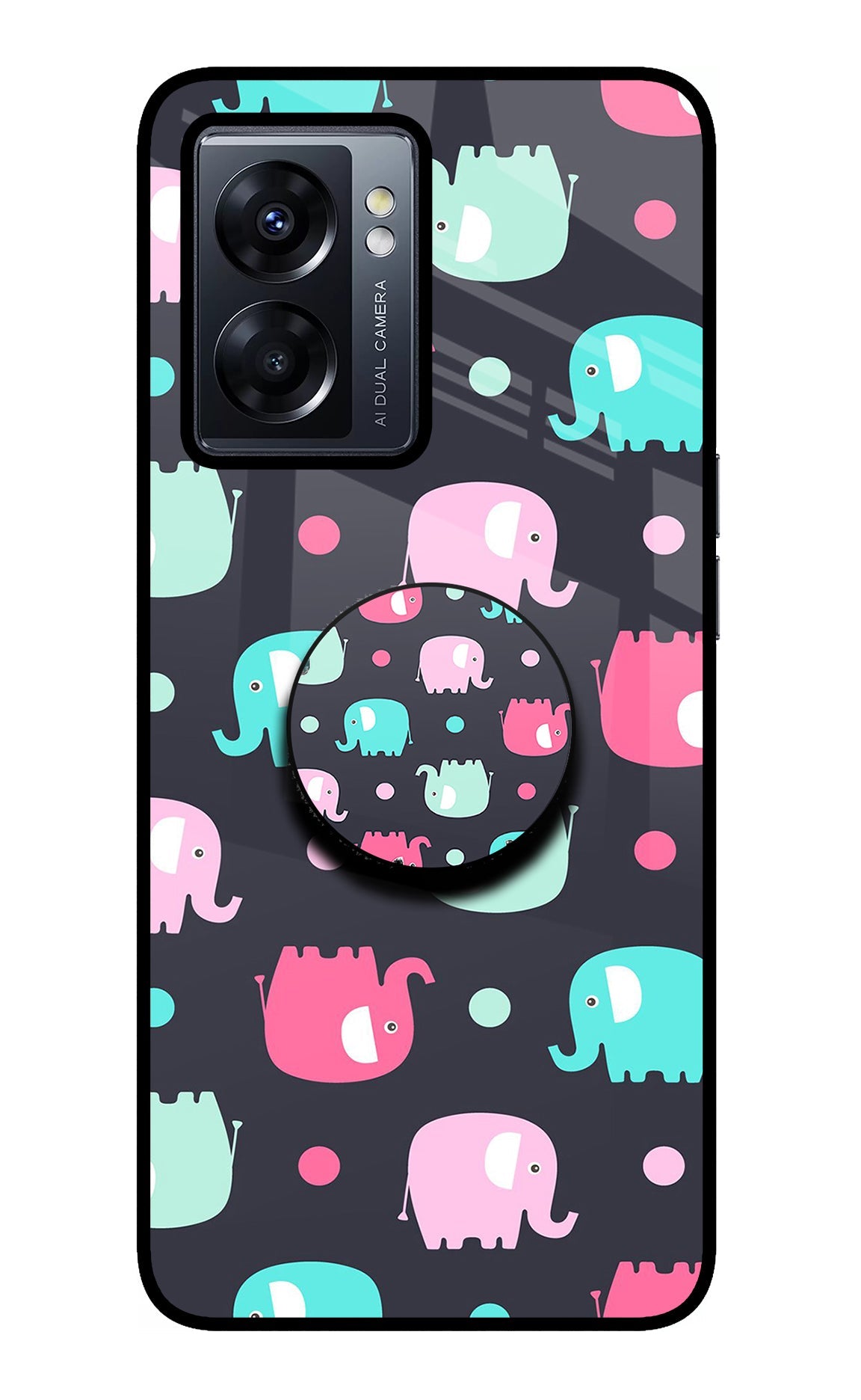 Baby Elephants Oppo K10 5G Pop Case