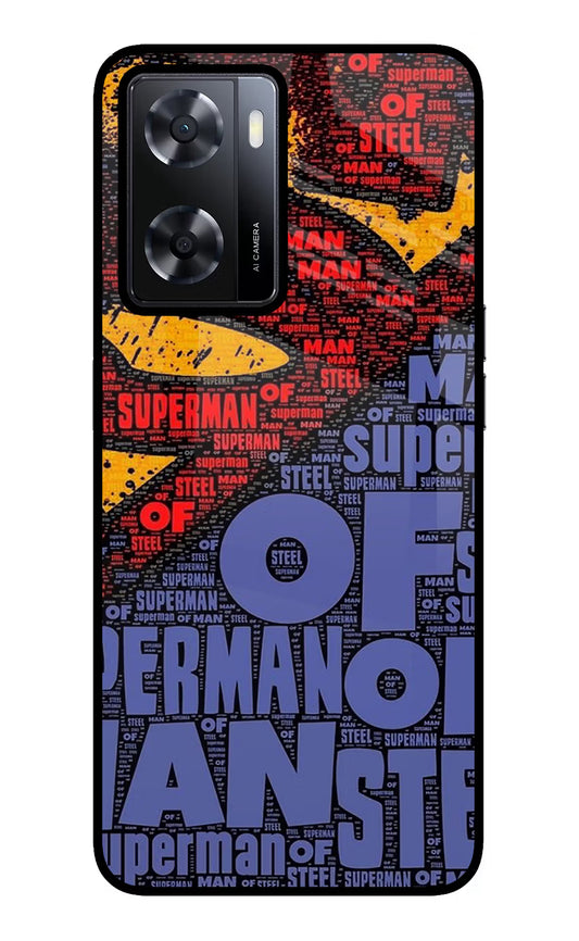 Superman Oppo A57 2022 Glass Case