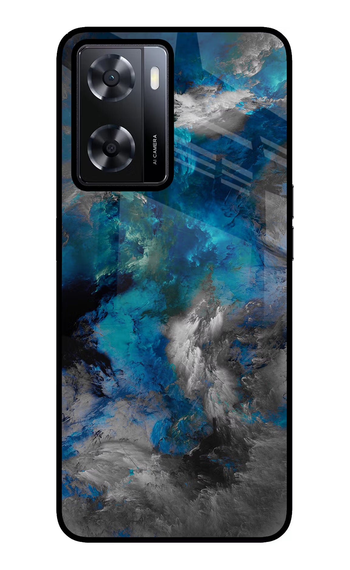 Artwork Oppo A57 2022 Glass Case Back Cover by Casekaro