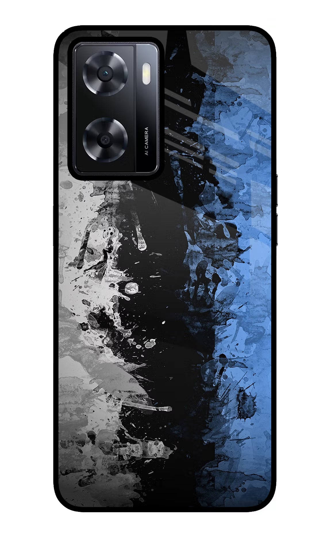 Artistic Design Oppo A57 2022 Glass Case Back Cover by Casekaro