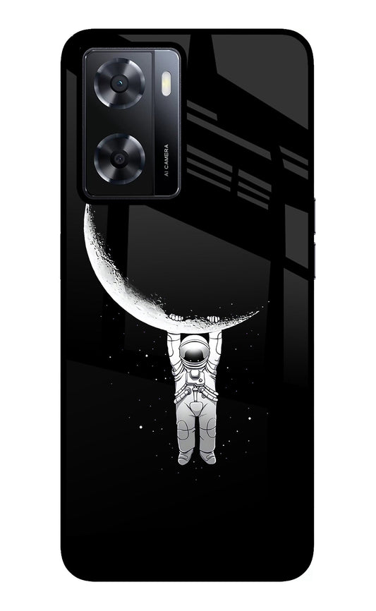 Moon Space Oppo A57 2022 Glass Case