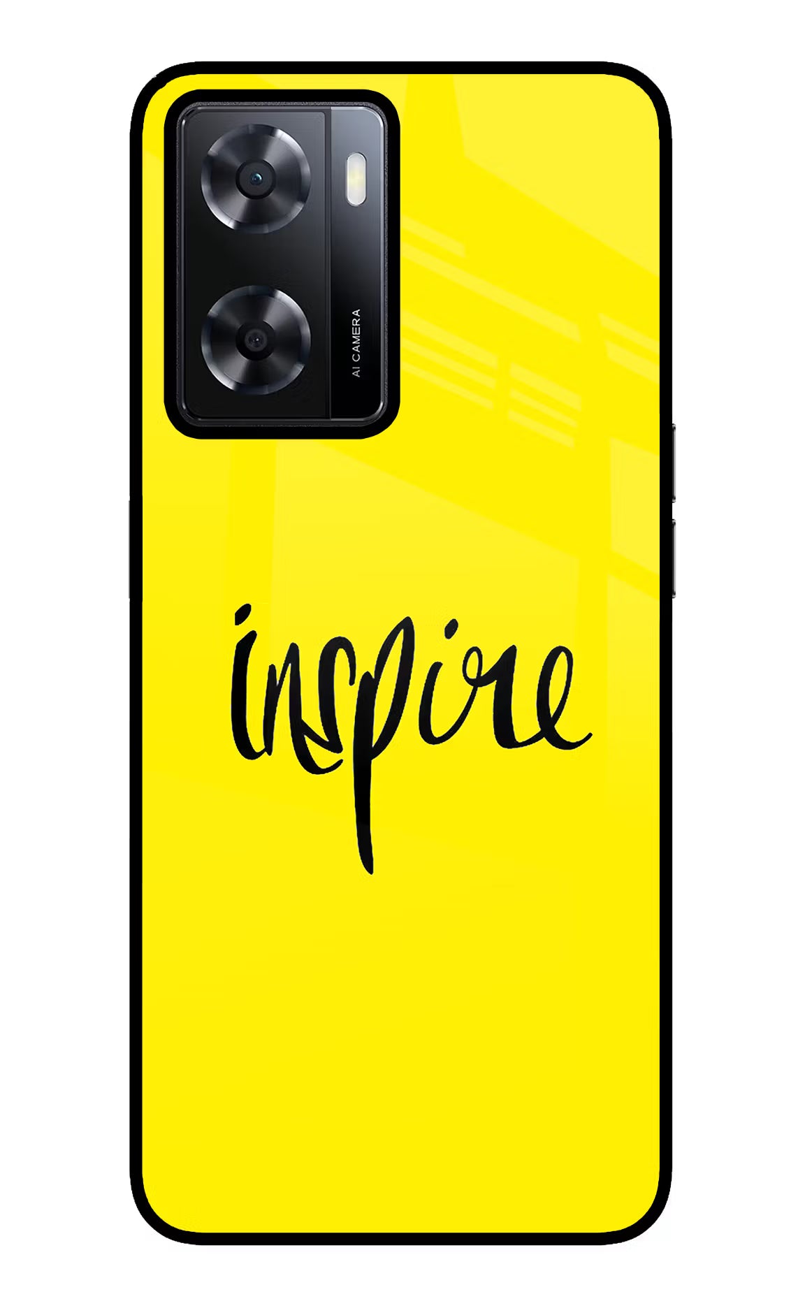 Inspire Oppo A57 2022 Glass Case Back Cover by Casekaro