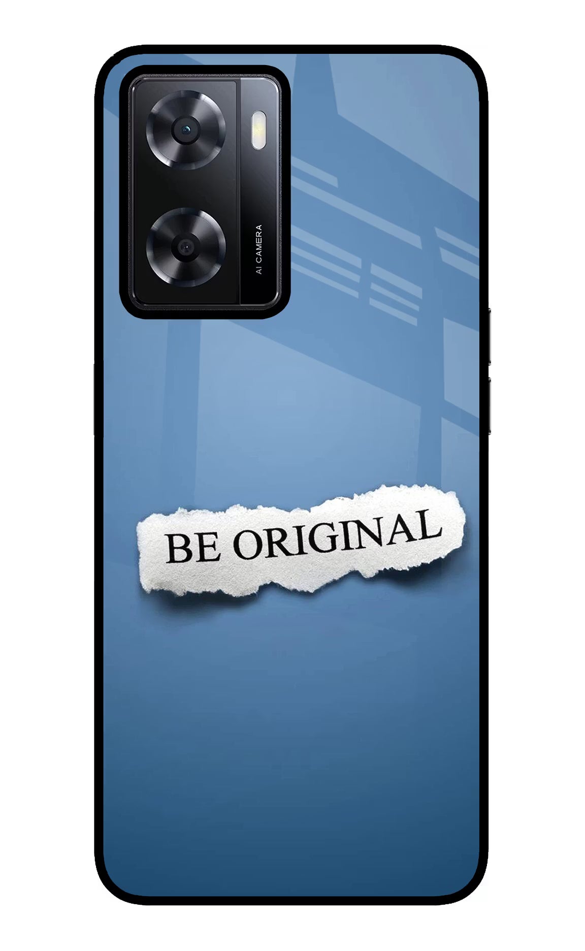 Be Original Oppo A57 2022 Glass Case Back Cover by Casekaro