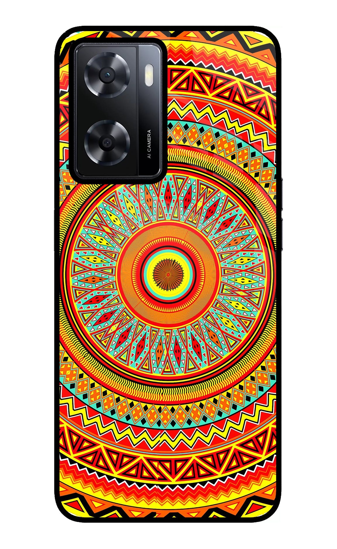 Mandala Pattern Oppo A57 2022 Back Cover