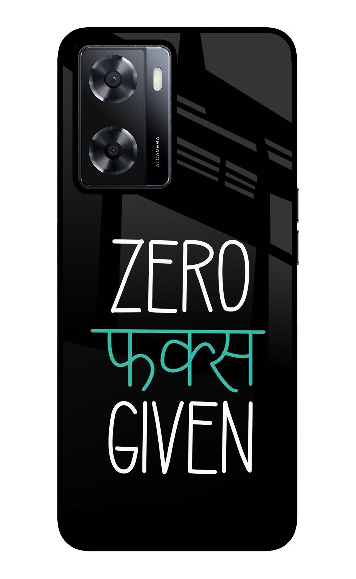 Zero Fucks Given Oppo A57 2022 Back Cover