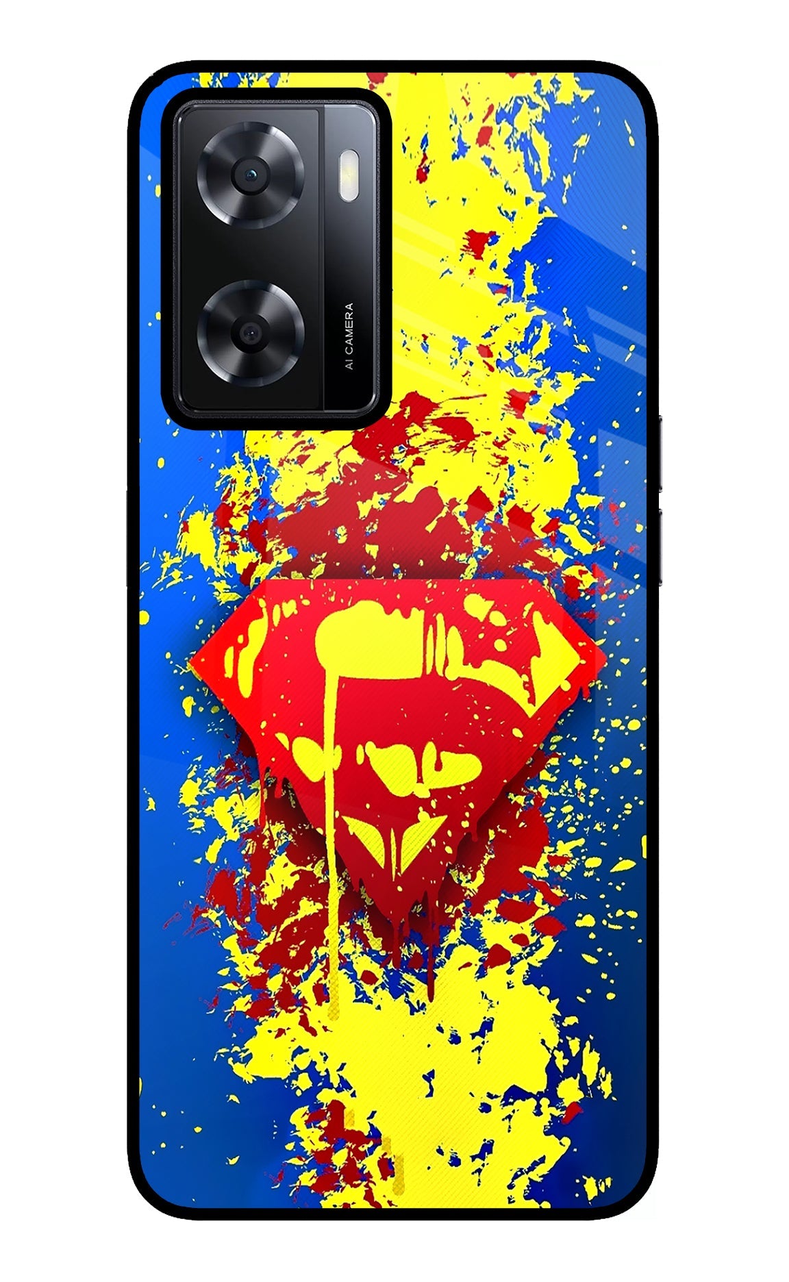 Superman logo Oppo A57 2022 Glass Case