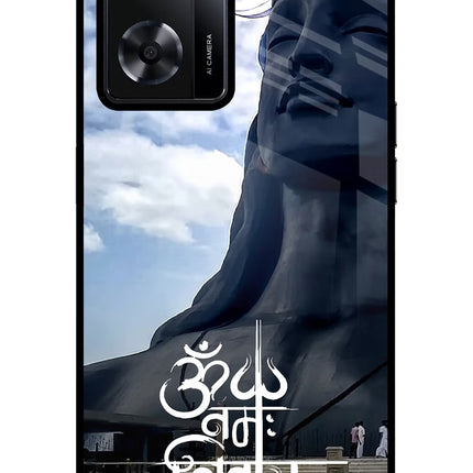 Om Namah Shivay Oppo A57 2022 Glass Case Back Cover by Casekaro