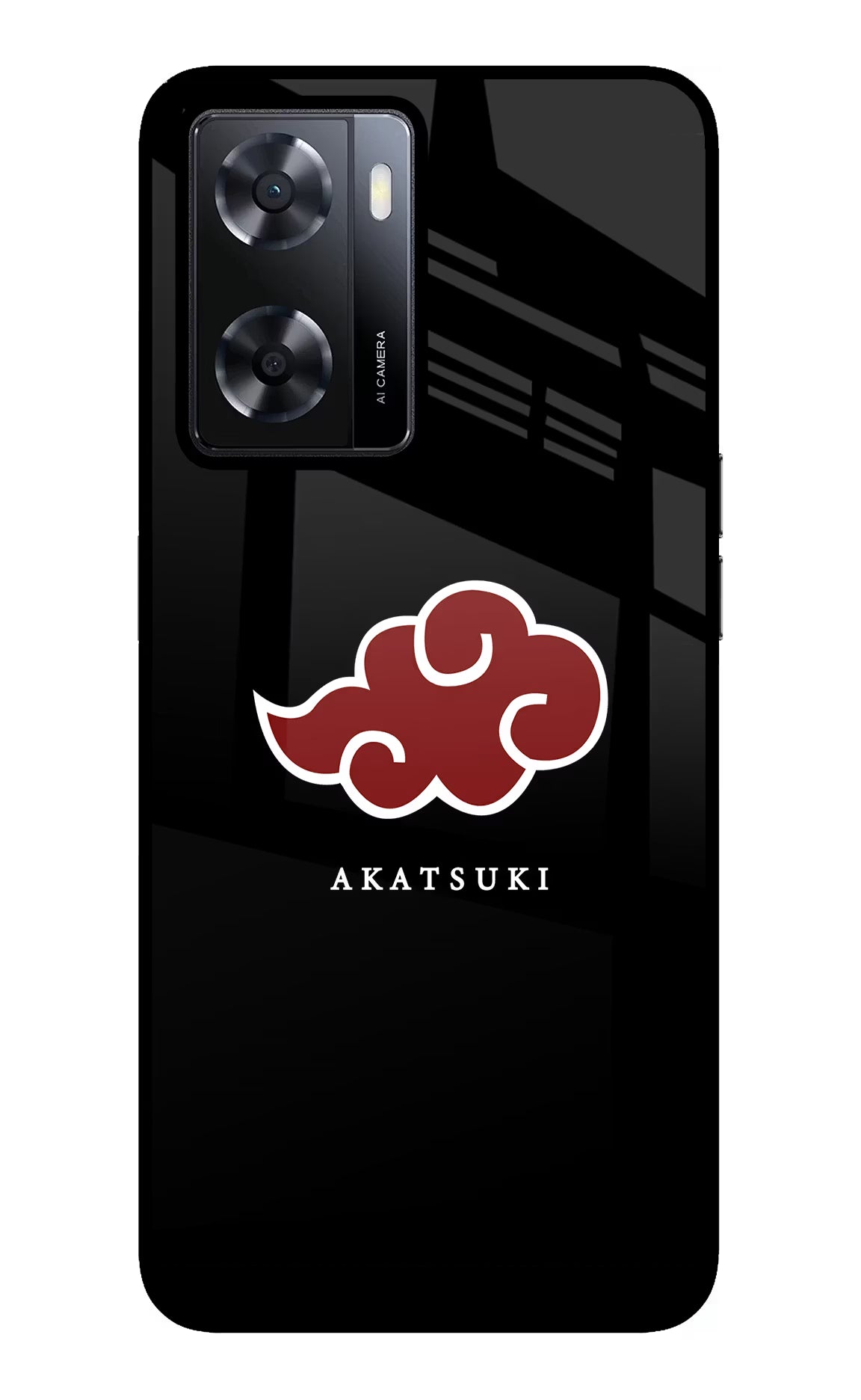 Akatsuki Oppo A57 2022 Glass Case Back Cover by Casekaro