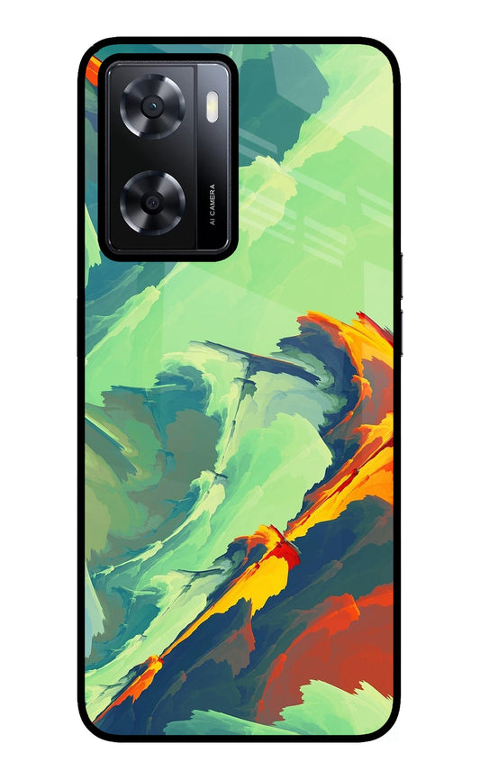 Paint Art Oppo A57 2022 Glass Case