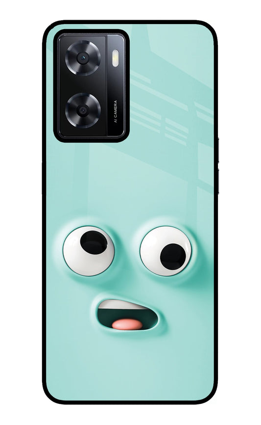 Funny Cartoon Oppo A57 2022 Glass Case