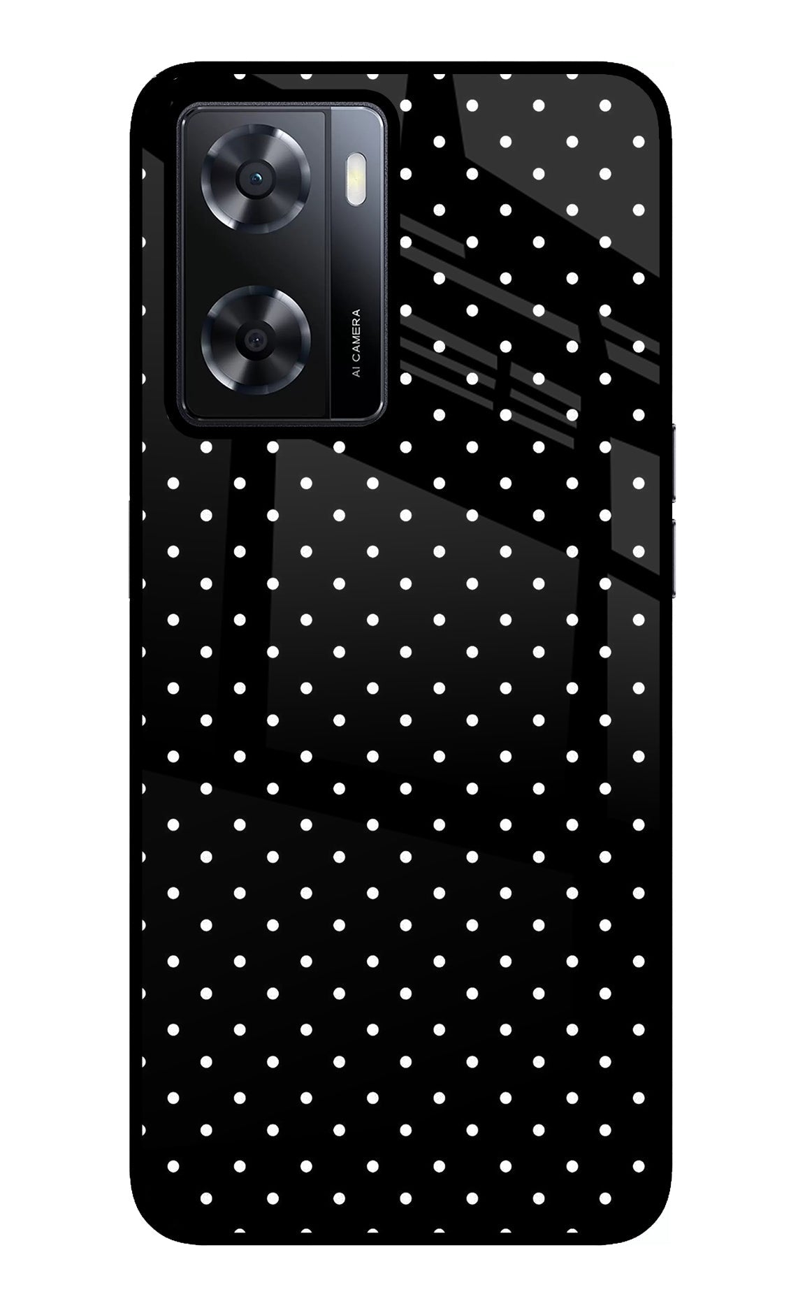 White Dots Oppo A57 2022 Glass Case