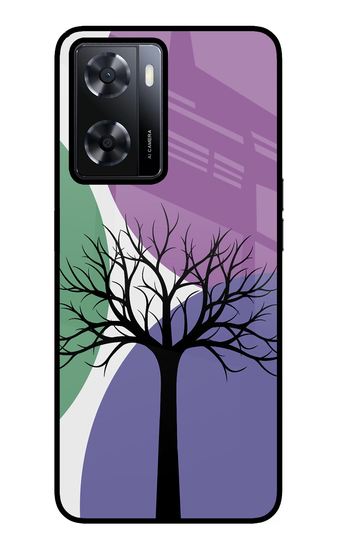 Tree Art Oppo A57 2022 Back Cover