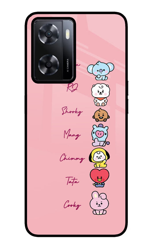BTS names Oppo A57 2022 Glass Case