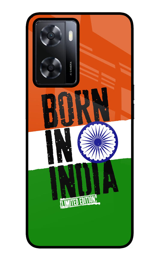 Born in India Oppo A57 2022 Glass Case