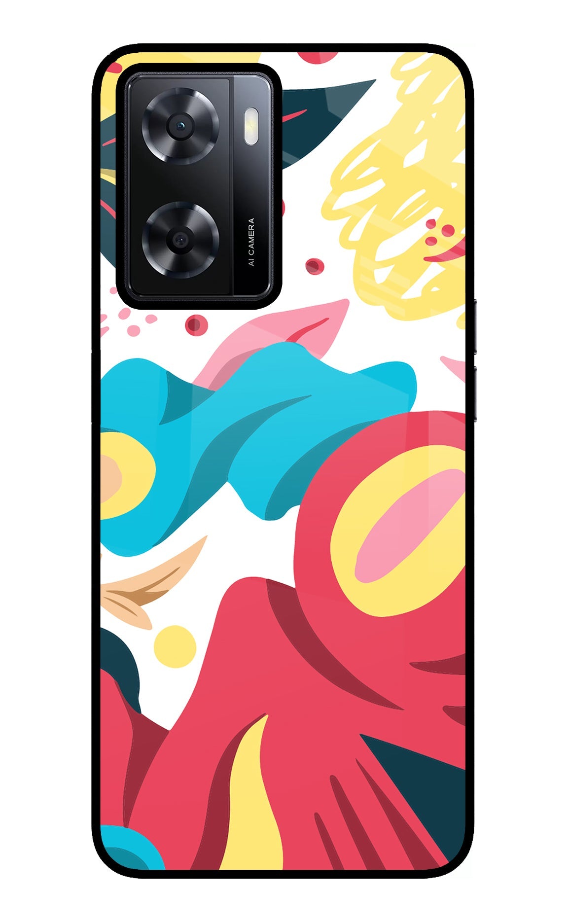 Trippy Art Oppo A57 2022 Glass Case