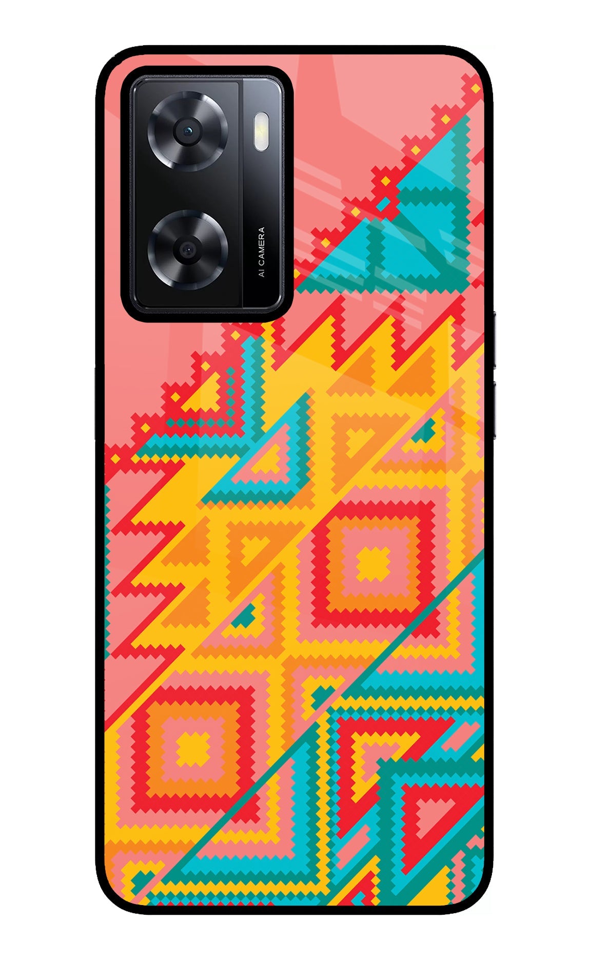 Aztec Tribal Oppo A57 2022 Back Cover