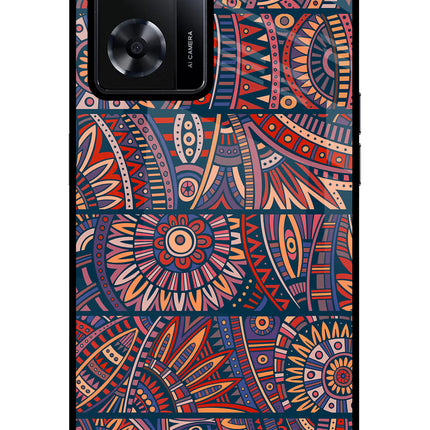 African Culture Design Oppo A57 2022 Glass Case Back Cover by Casekaro
