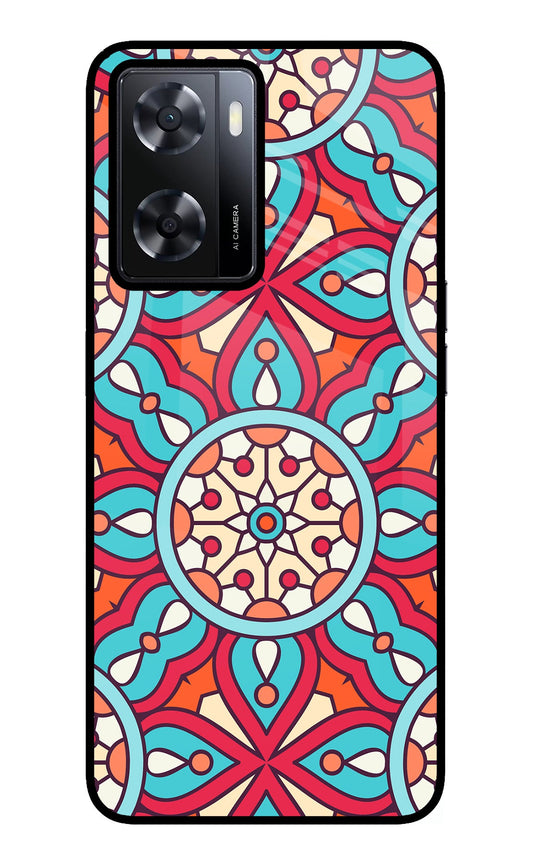 Mandala Geometric Oppo A57 2022 Glass Case