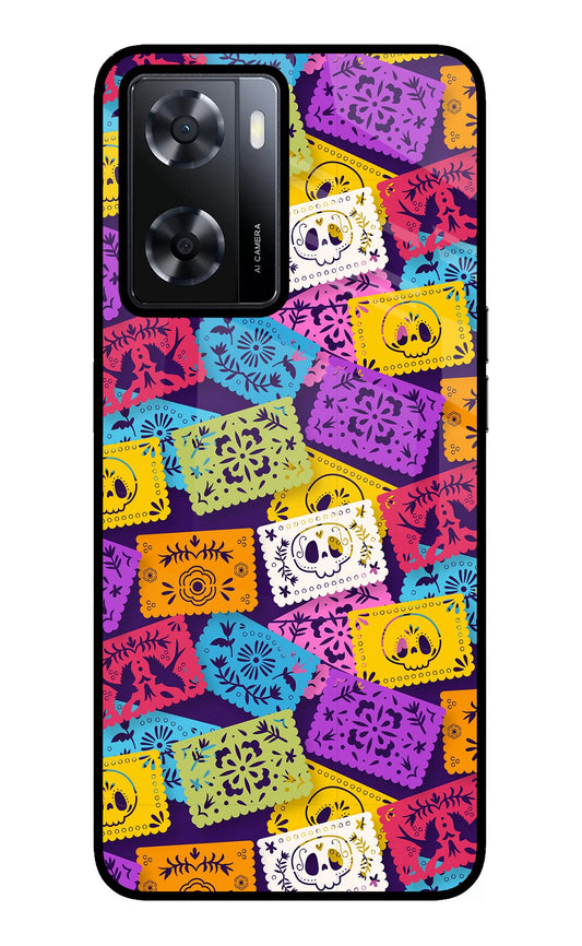 Mexican Pattern Oppo A57 2022 Glass Case
