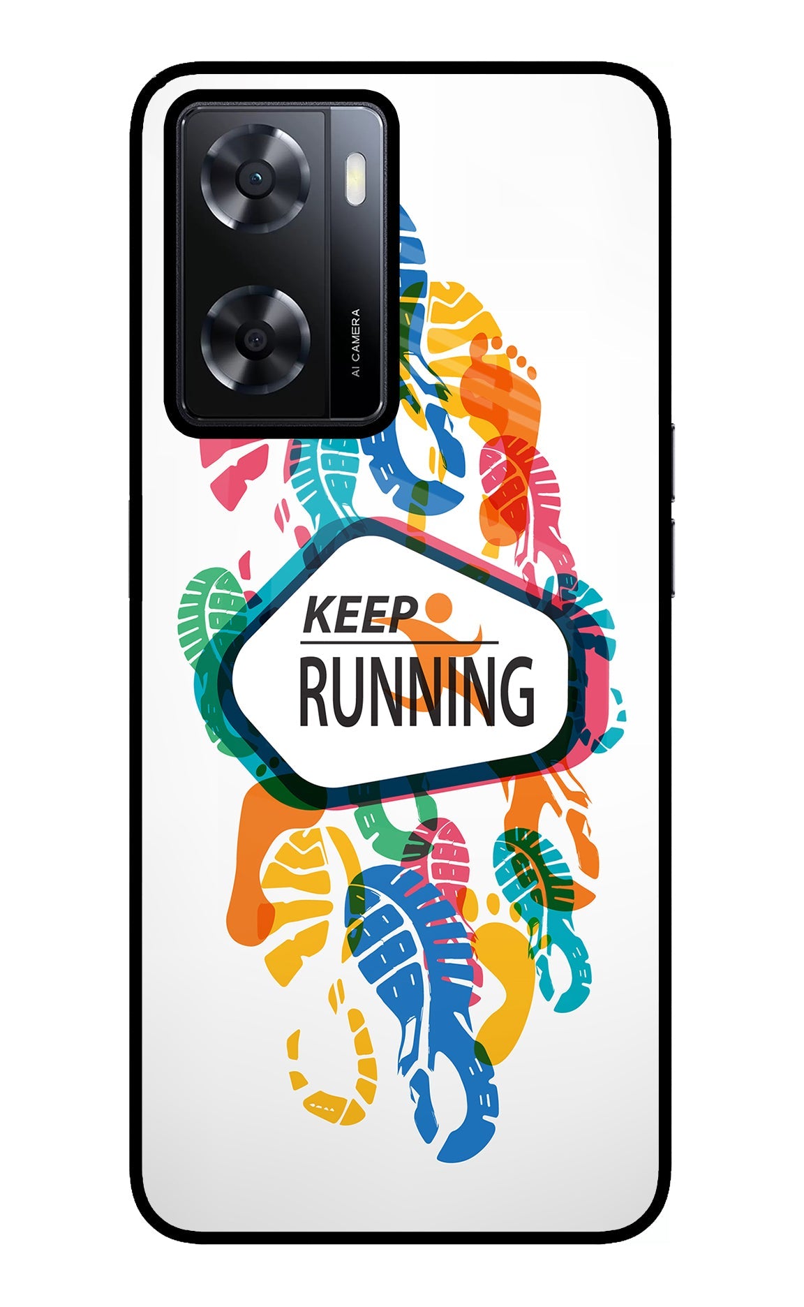 Keep Running Oppo A57 2022 Back Cover