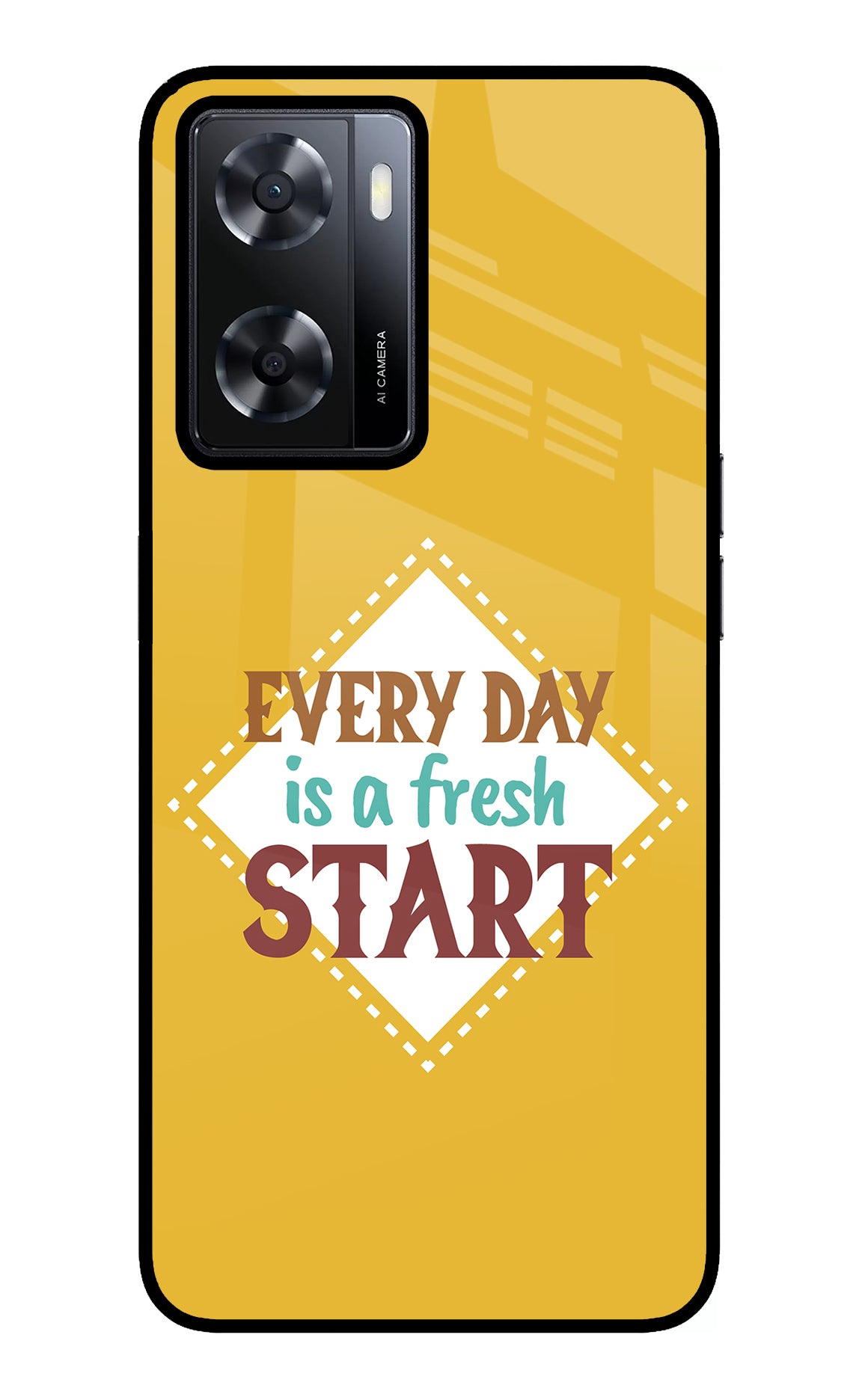 Every day is a Fresh Start Oppo A57 2022 Back Cover