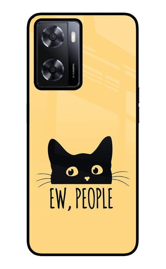 Ew People Catitude Oppo A57 2022 Glass Case