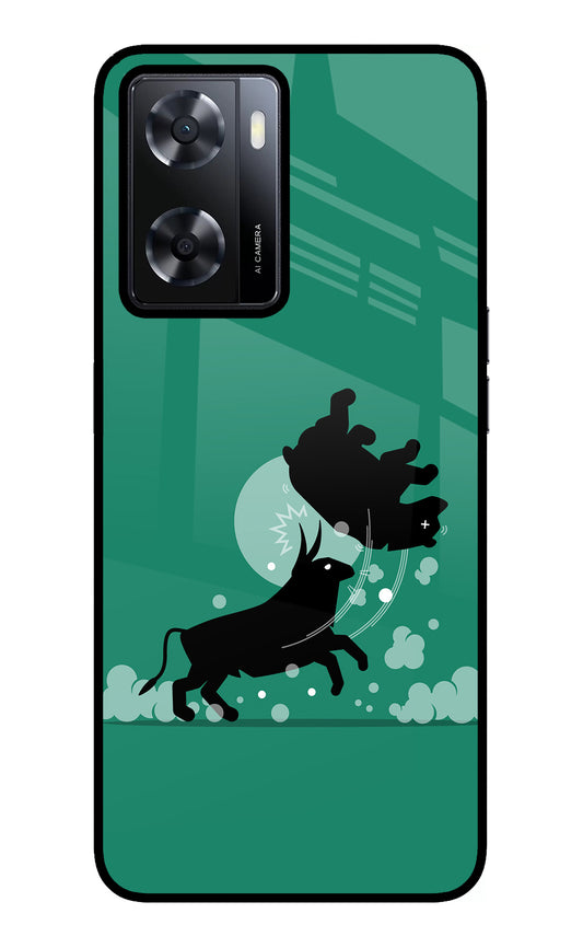 Bull Conqueror Oppo A57 2022 Glass Case