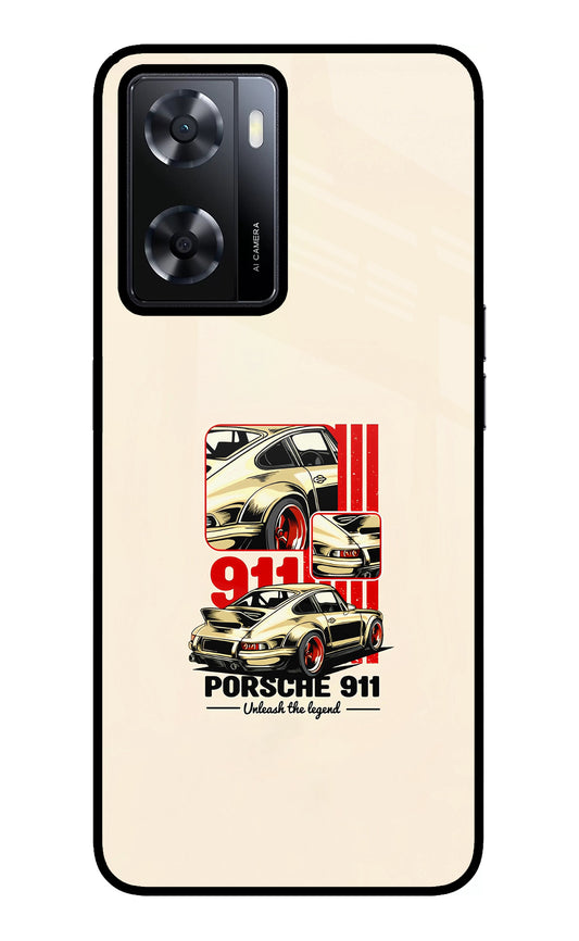 Classic Porsche 911 Oppo A57 2022 Glass Case